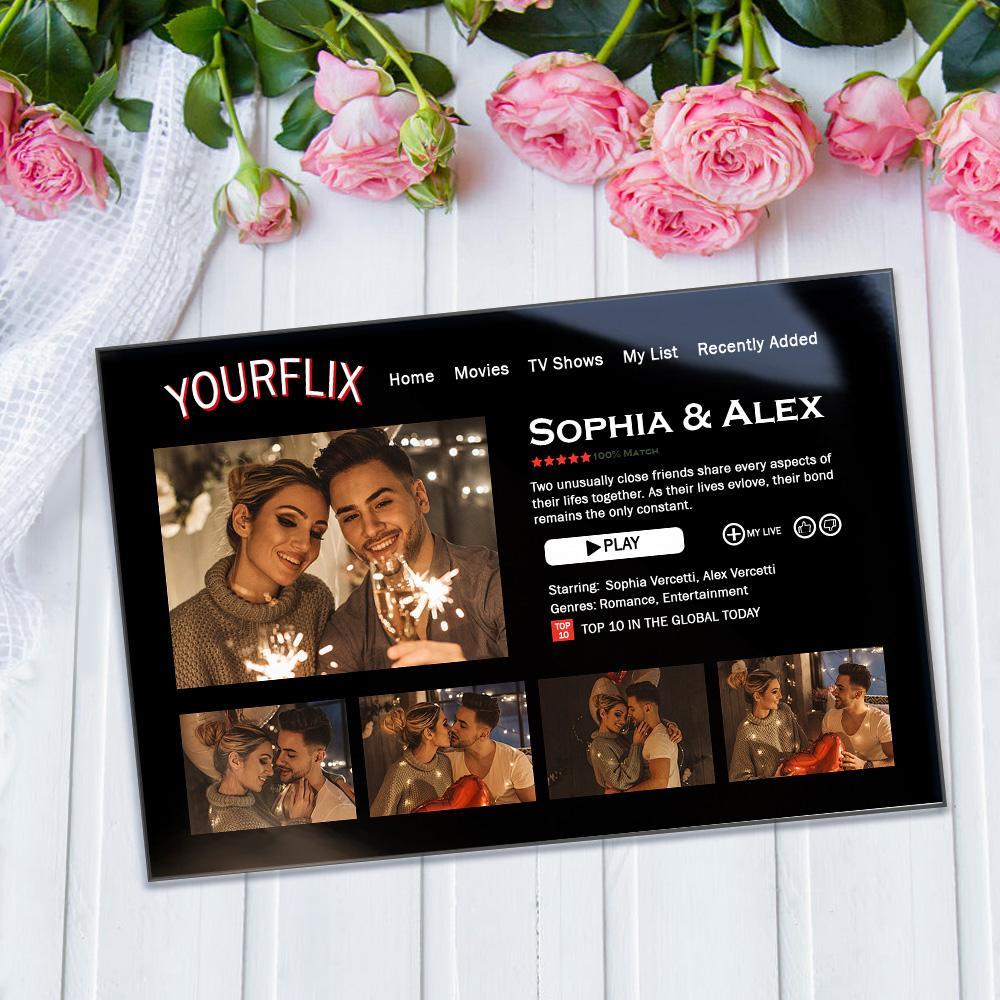 Custom Movie Poster Plaque Personalized Plaque Lover Gifts for Couple - myphotowalletau