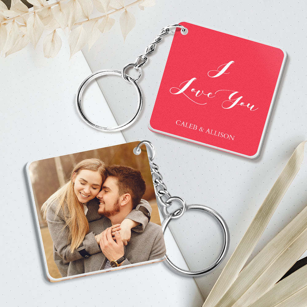 Custom Double Sided Spotify Keychain - myphotowalletau