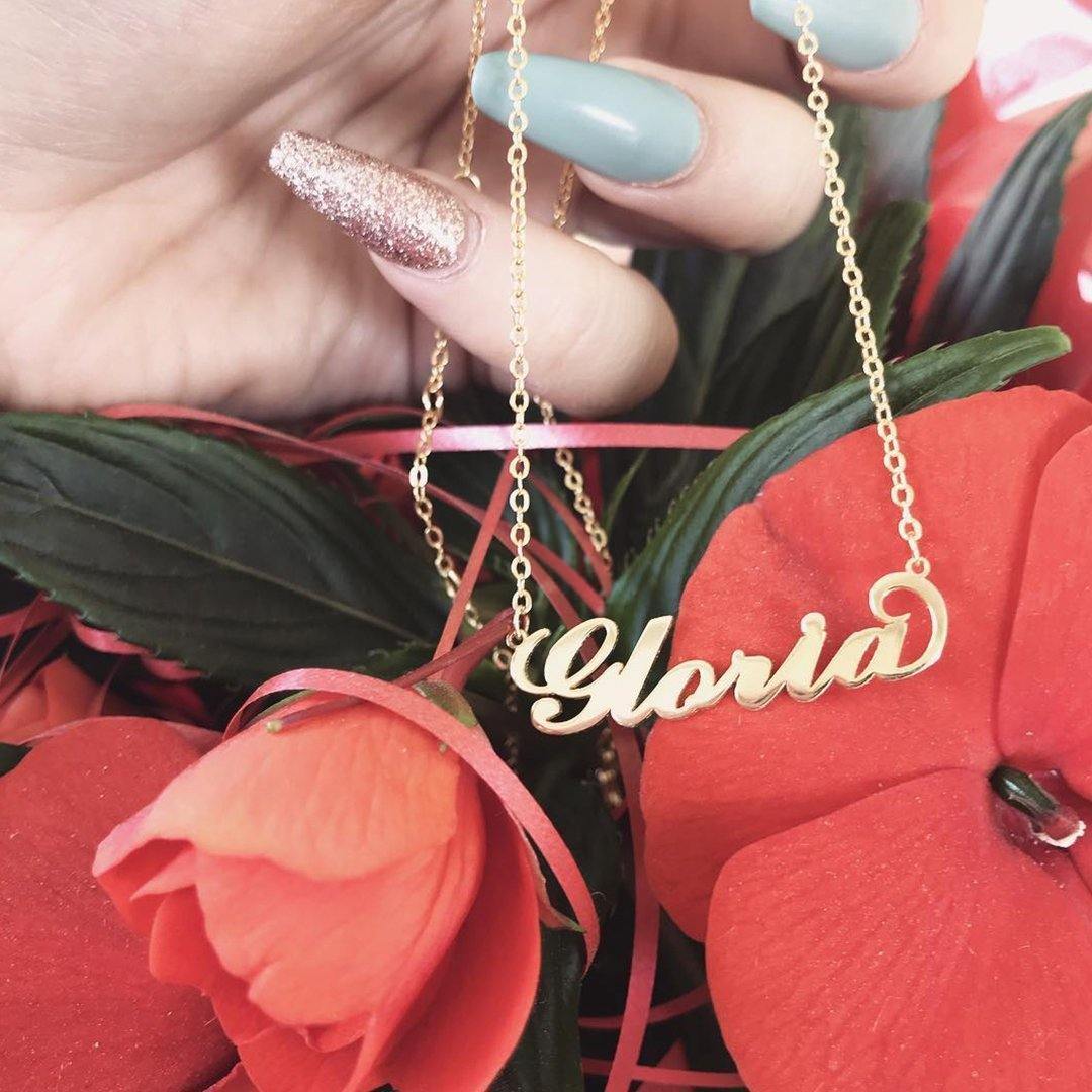 Carrie Style Name Necklace Copper - MyPhotoWalletAU