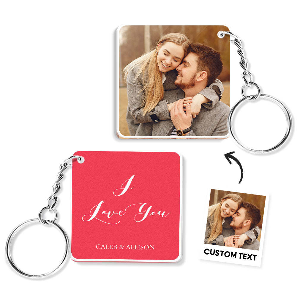 Custom Double Sided Spotify Keychain - myphotowalletau