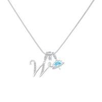 Personalized Letter Pendant - Art Design Jewelry, Exquisite Gift for Women & Girls - 