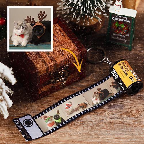 Custom Photo Keychain MultiPhoto Camera Roll Keychain For Your Pet - MyPhotoWalletAU