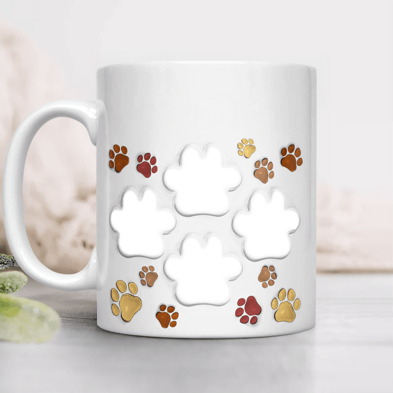 Custom Photo Forever In My Heart Memorial 3D Inflated Effect Printed Mug - 