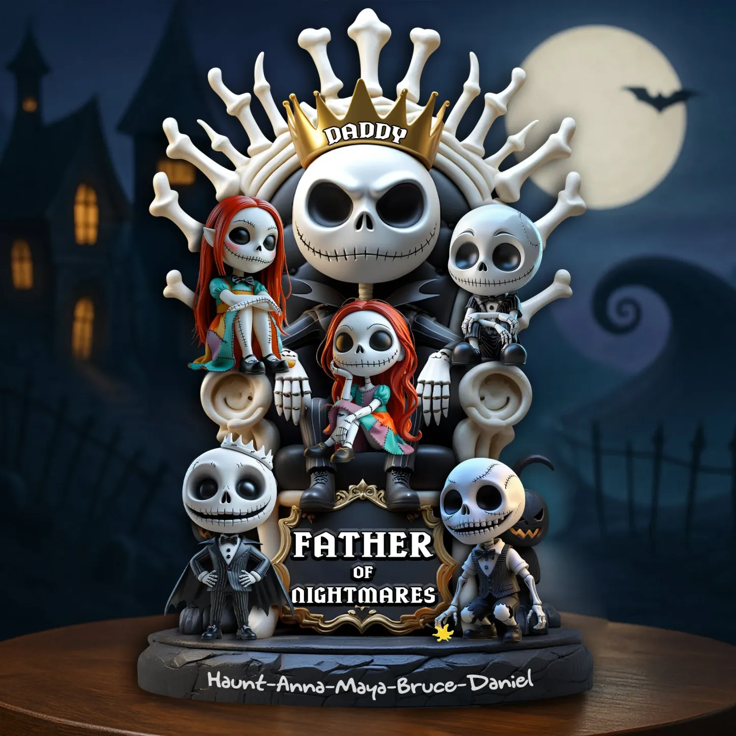 Father Of Nightmares Acrylic Plaque - Personalized Gift For Father
