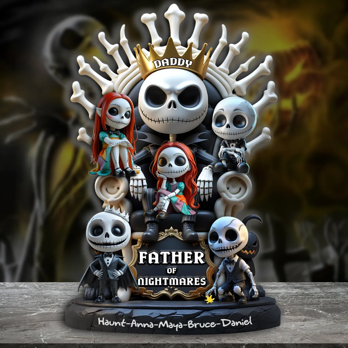 Father Of Nightmares Acrylic Plaque - Personalized Gift For Father