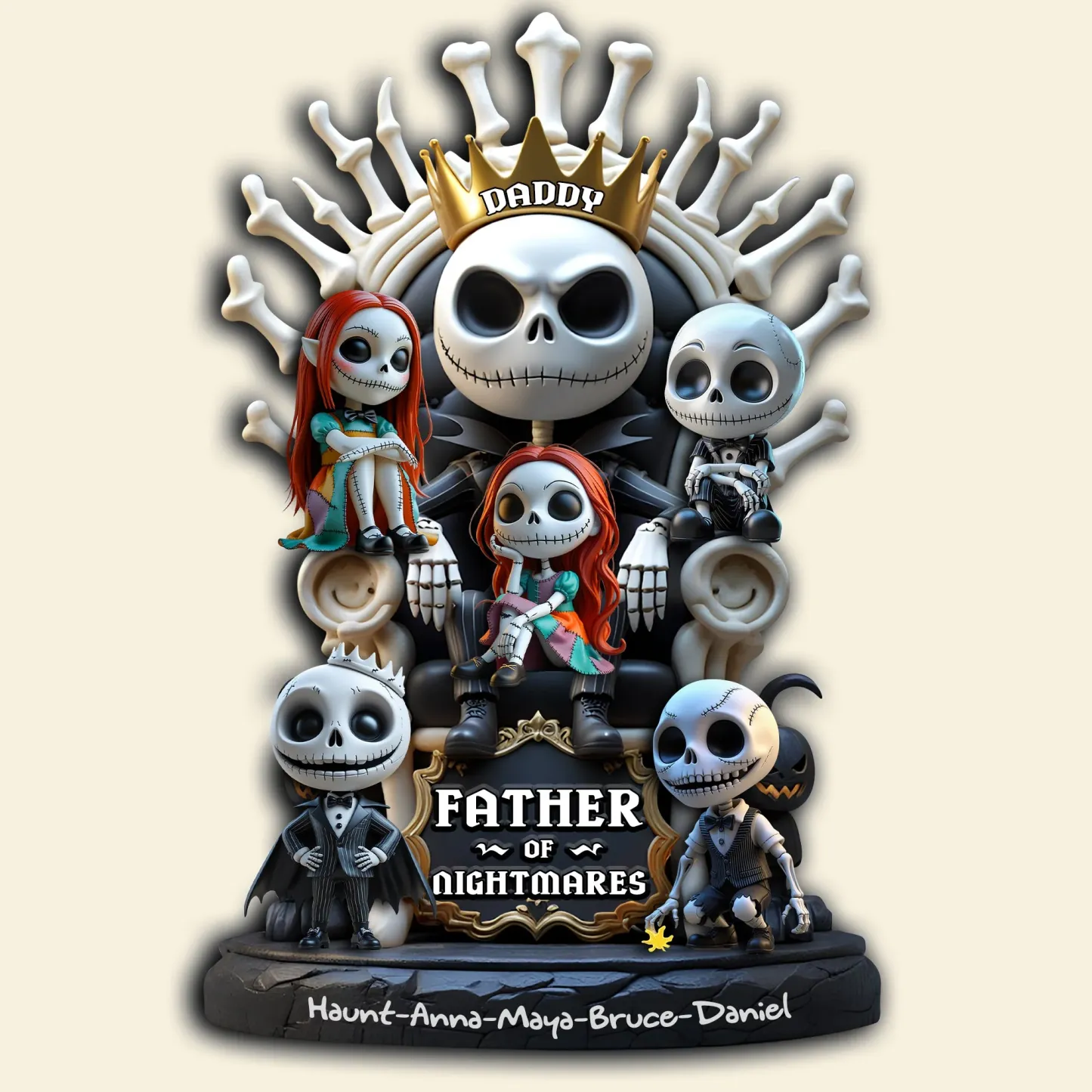 Father Of Nightmares Acrylic Plaque - Personalized Gift For Father