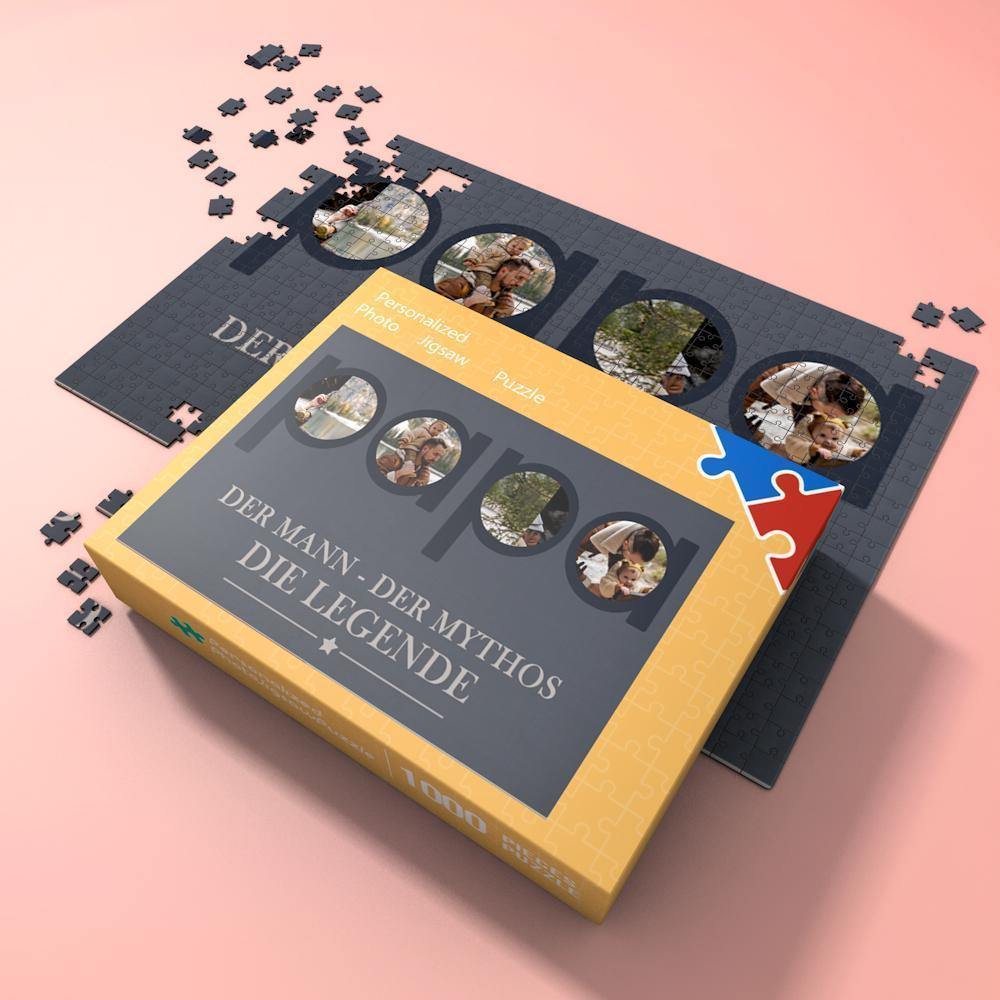 Custom Photo Jigsaw Puzzle Best Indoor Gifts 300-1000 pieces | Gift for Dad or Husband - MyPhotoWalletAU