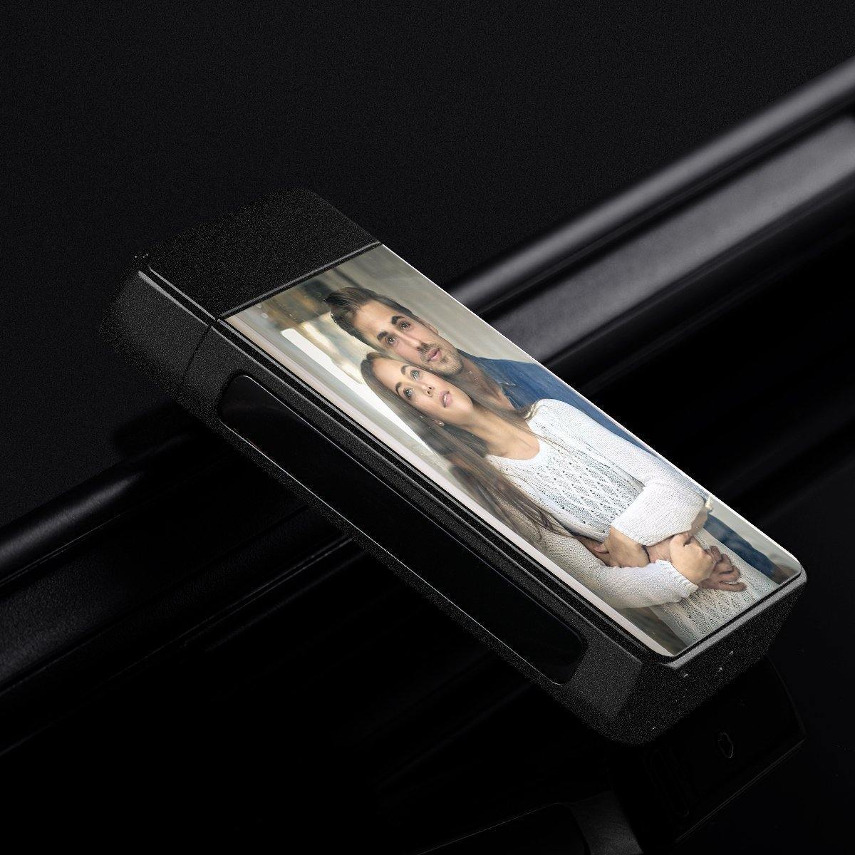 Custom Photo Engraved Lighter Color Printing | Electronic Cigarette Lighter | Scrub Black - MyPhotoWalletAU