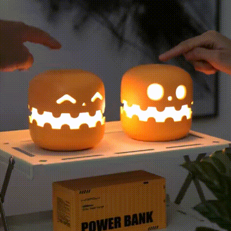 Pumpkin Night Light - Fun and Creative Gift, Ambiance Lamp Halloween Decoration Pumpkin Lantern for Halloween - 