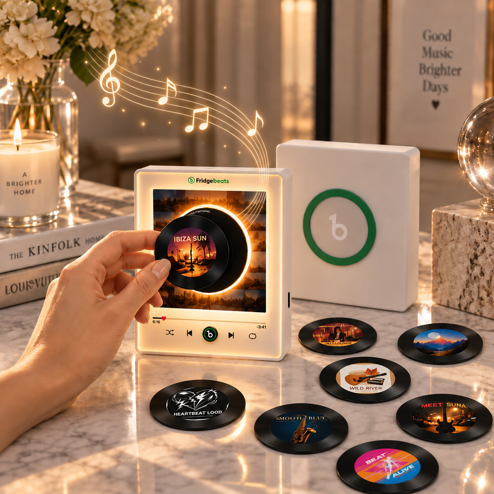 Personalized Vinyl Record Fridge Magnet - 