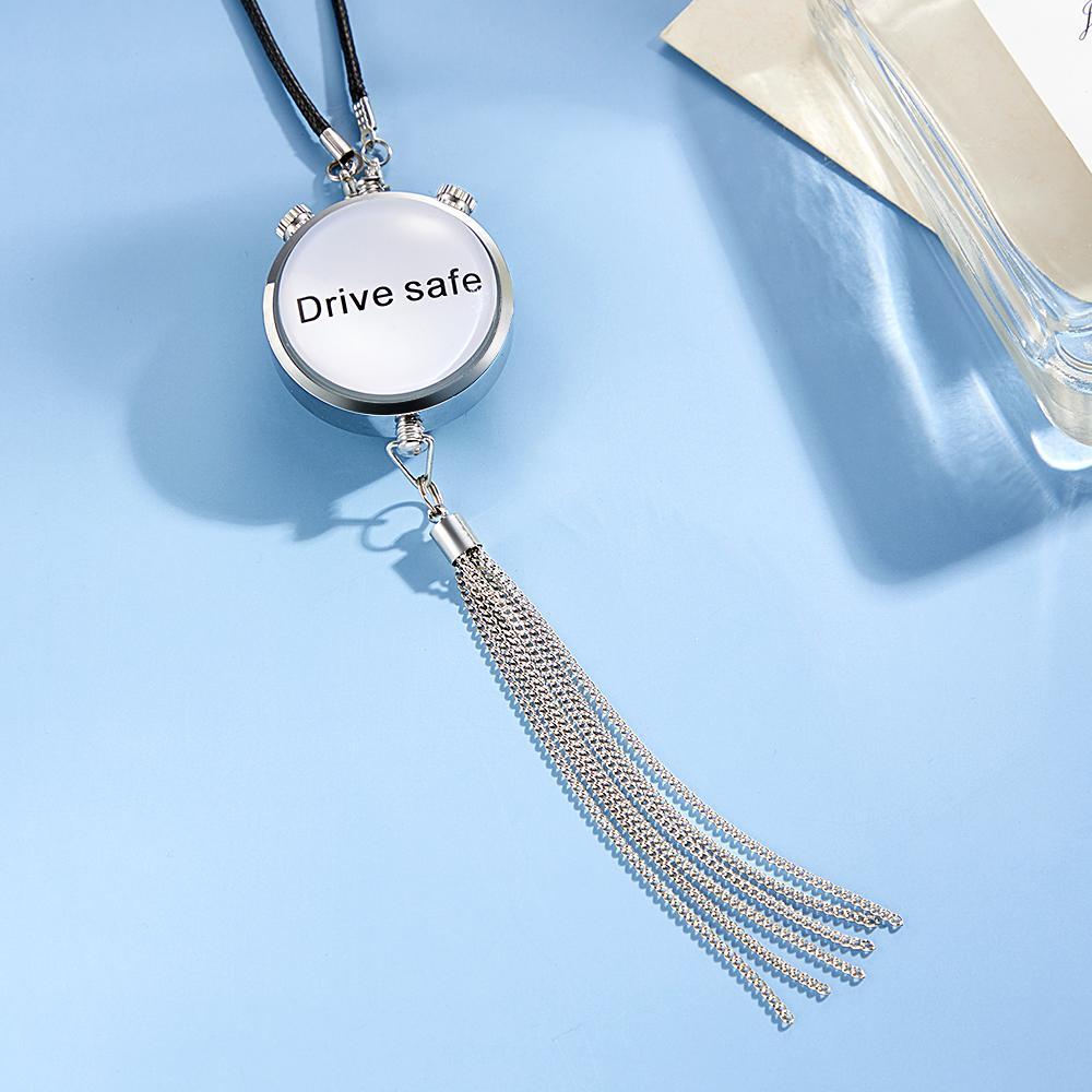 Custom Photo Air Freshener Perfume Box Pendant for Car Gift Personalized Hanging Air Freshener with Picture Text - mycustomtirecover