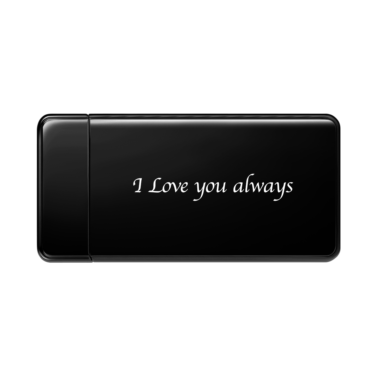 Custom Photo Engraved Lighter | Electronic Cigarette Lighter | Black - MyPhotoWalletAU
