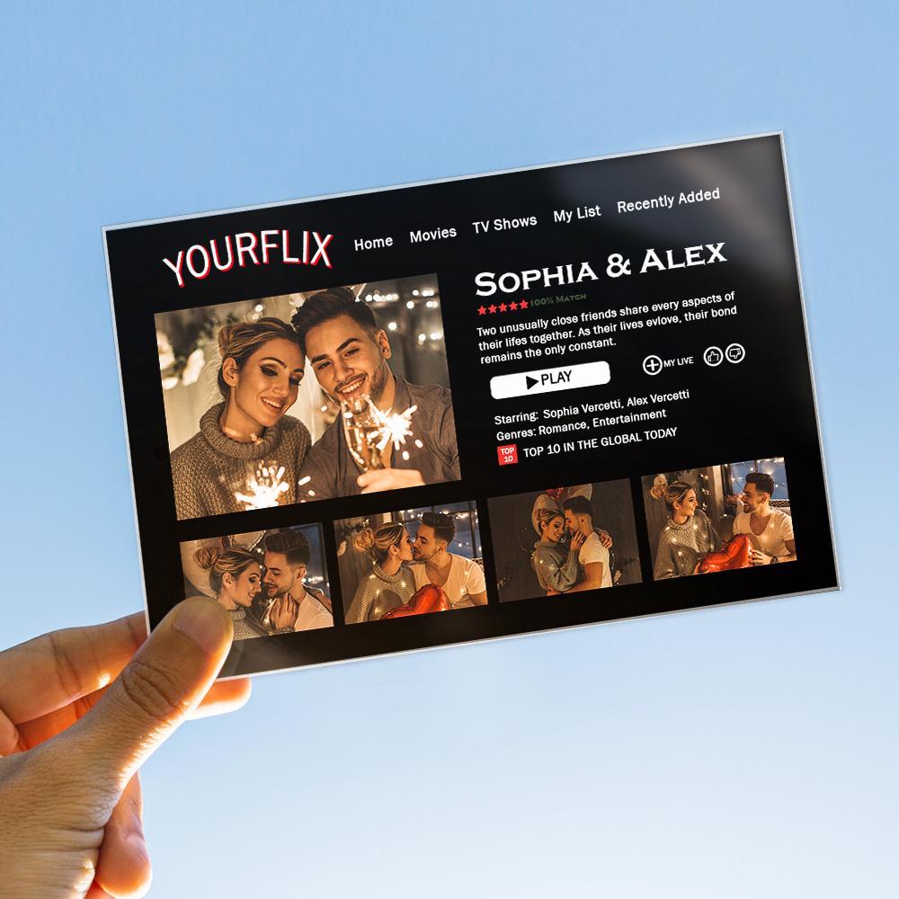 Custom Movie Poster Plaque Personalized Plaque Lover Gifts for Couple - myphotowalletau