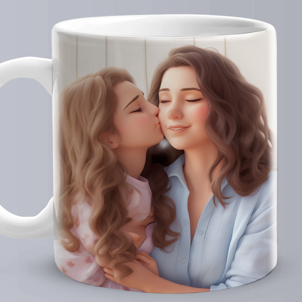 Custom Mug Cartoon Effection from Your Photo Gifts for Her