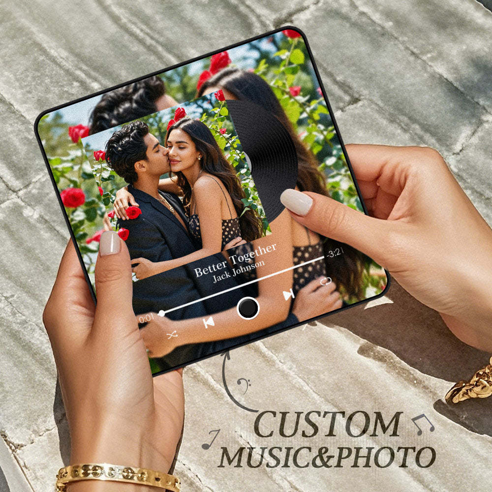 Customized Multiple Photo Music Fridge Magnet Can Play Songs Personalised Photo Fridge Magnet - 