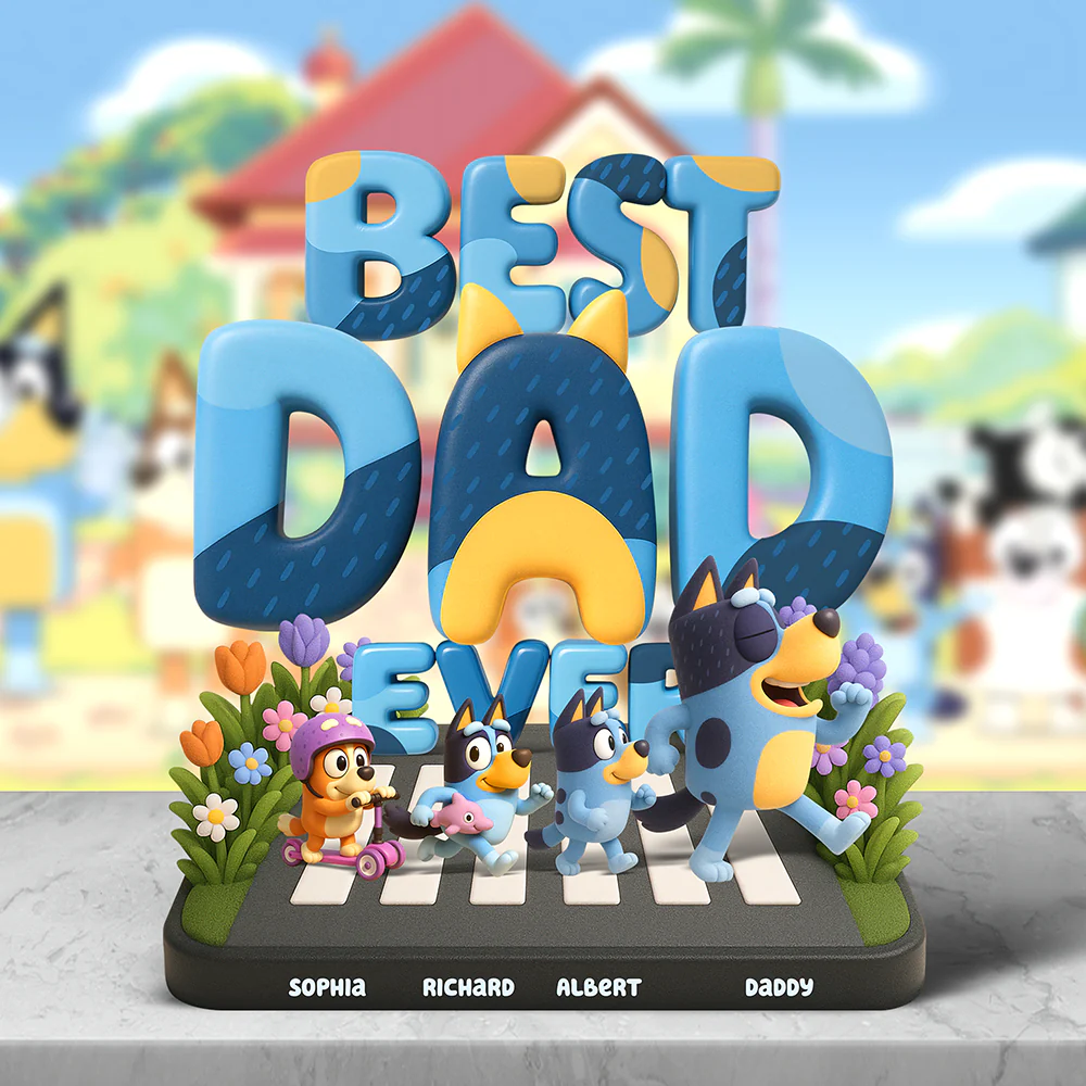 Dog Dad Plaque - Personalized Gifts