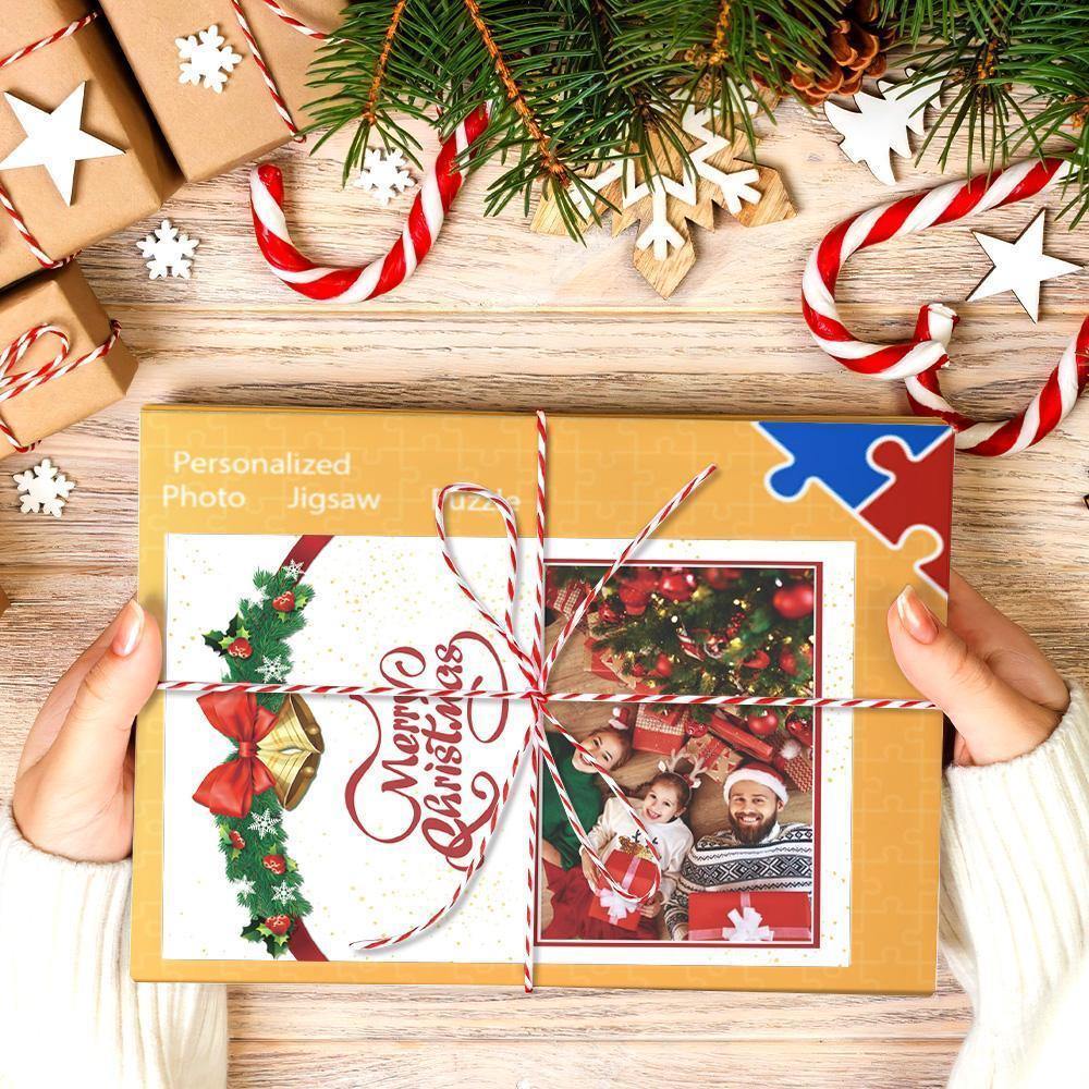 Custom Photo Jigsaw Puzzle Best Indoor Gifts For Family 35-1000 Pieces | Merry Christmas - MyPhotoWalletAU