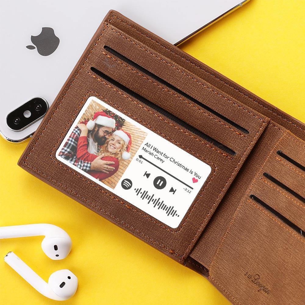 Custom Spotify Code Plaque Art Photo Wallet Insert Card | Christmas Gifts - MyPhotoWalletAU