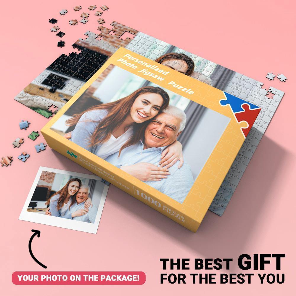 Custom Picture Jigsaw Puzzle Best Gift for Stay-at-home 35-1000 pieces Best Dad Forever - MyPhotoWalletAU