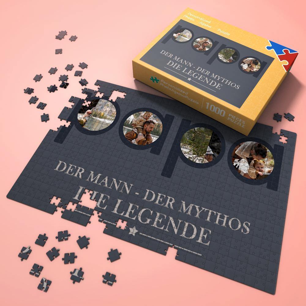 Custom Photo Jigsaw Puzzle Best Indoor Gifts 300-1000 pieces | Gift for Dad or Husband - MyPhotoWalletAU