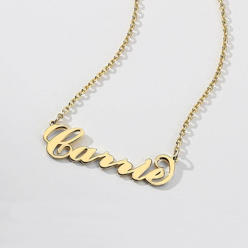 Carrie Style Name Necklace Copper - MyPhotoWalletAU