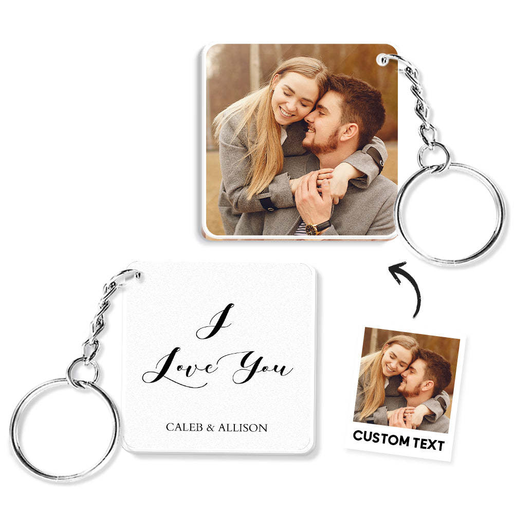 Custom Double Sided Spotify Keychain - myphotowalletau