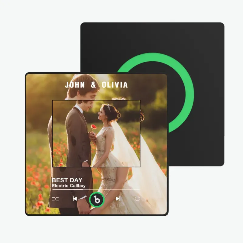 Christmas Gift Custom Music Fridge Magnet New 4.0 Upgrade Colorful Album Fridge Magnet Gifts for Christmas 9 Photos - 