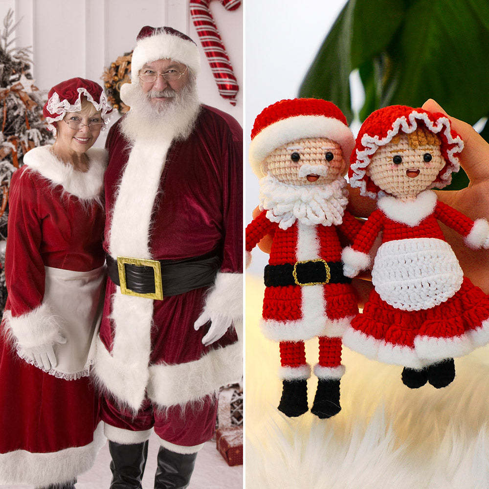 Full Body Custom Crochet Dolls Personalized Christmas Gifts Handmade Mini Look alike Dolls - myphotowalletau