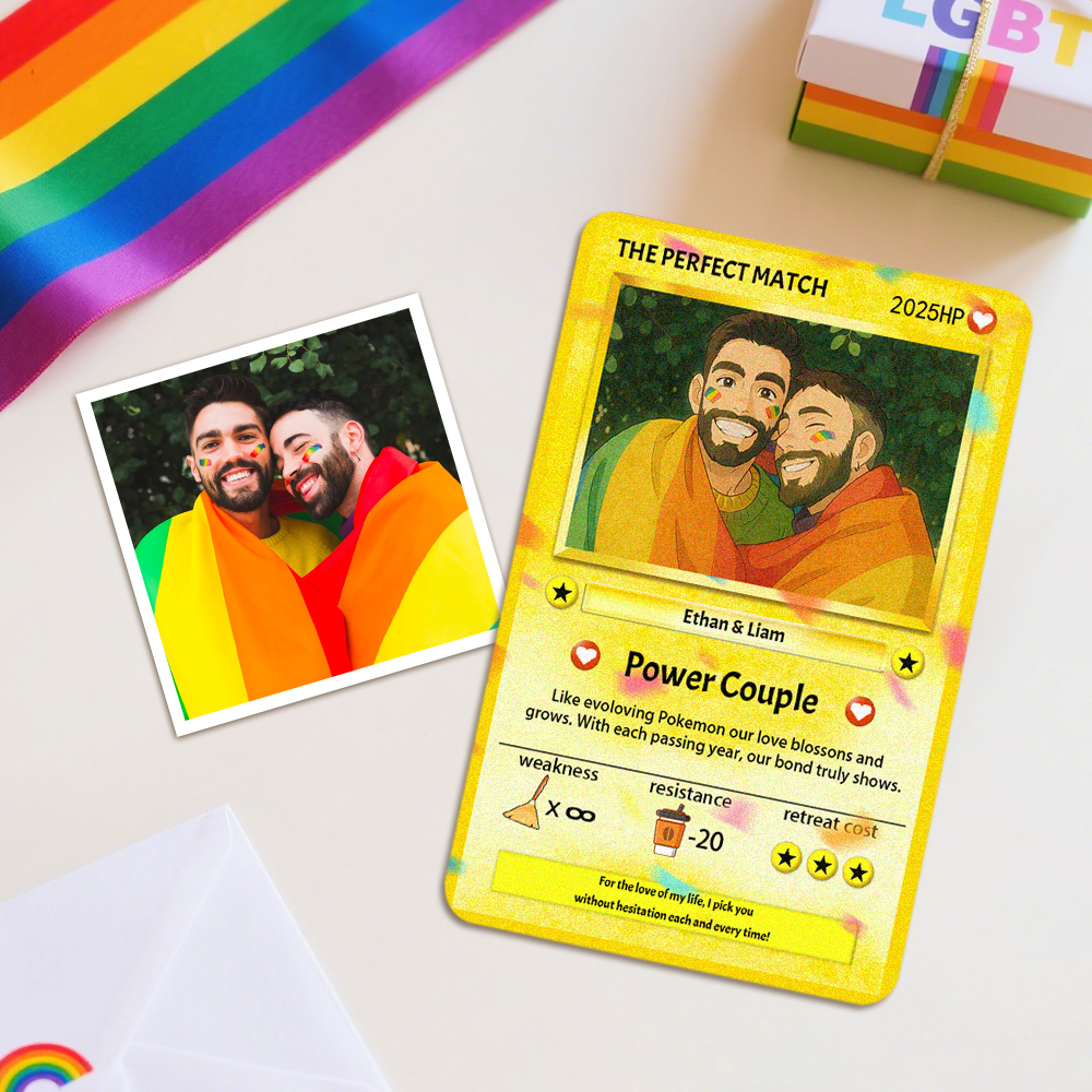 Personalized Father's Day Trading Cards, Custom Photo Art Card, Best Dad Wallet Card, New Dad Gift, Fathers Day Gift From Kids, Gift For Dad - 