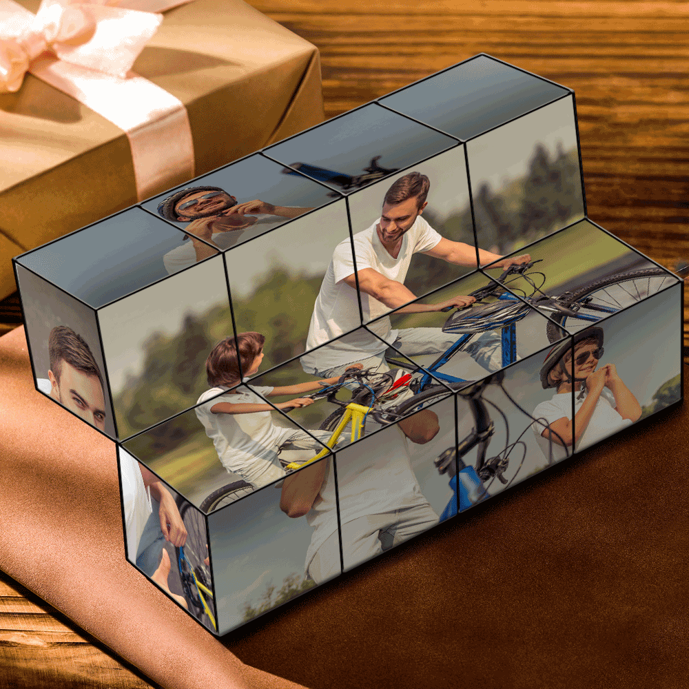 Personalized DIY Folding Picture Cube | Father's Day Gifts - MyPhotoWalletAU