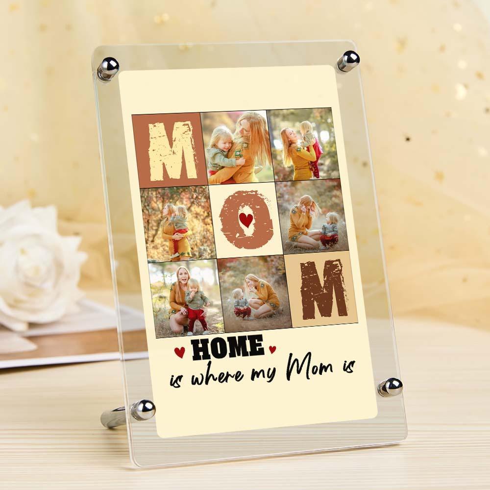 Custom Photo Plaque Gift Mom Collage Plauqe Mother's Day Photo Gift - myphotowalletau
