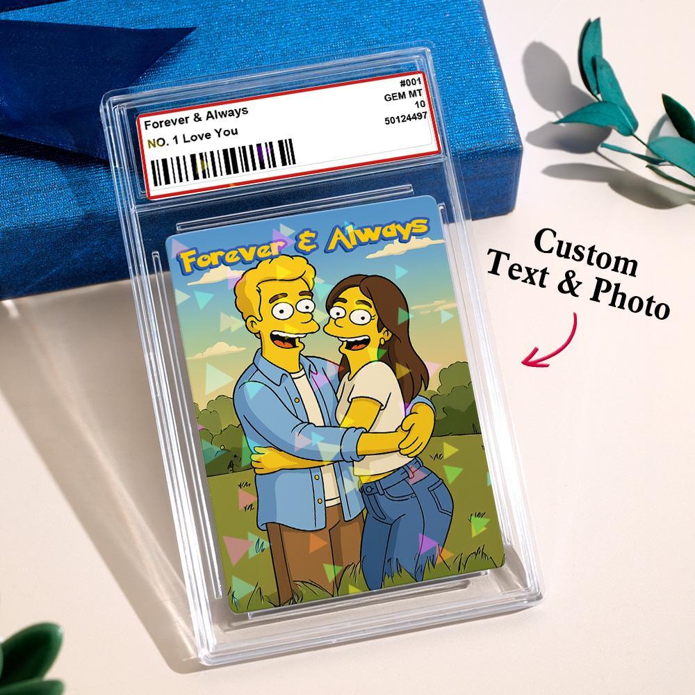 Father's Day Anime Monster Card, Custom Anime Monster Card, Gift For dad, Father's Day Gift, Custom Anime Monster Present - 