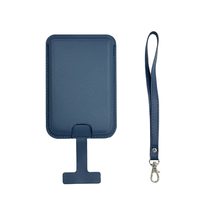 Magnetic Phone Wallet with Lanyard – Detachable Strong Card Holder & Kickstand - 