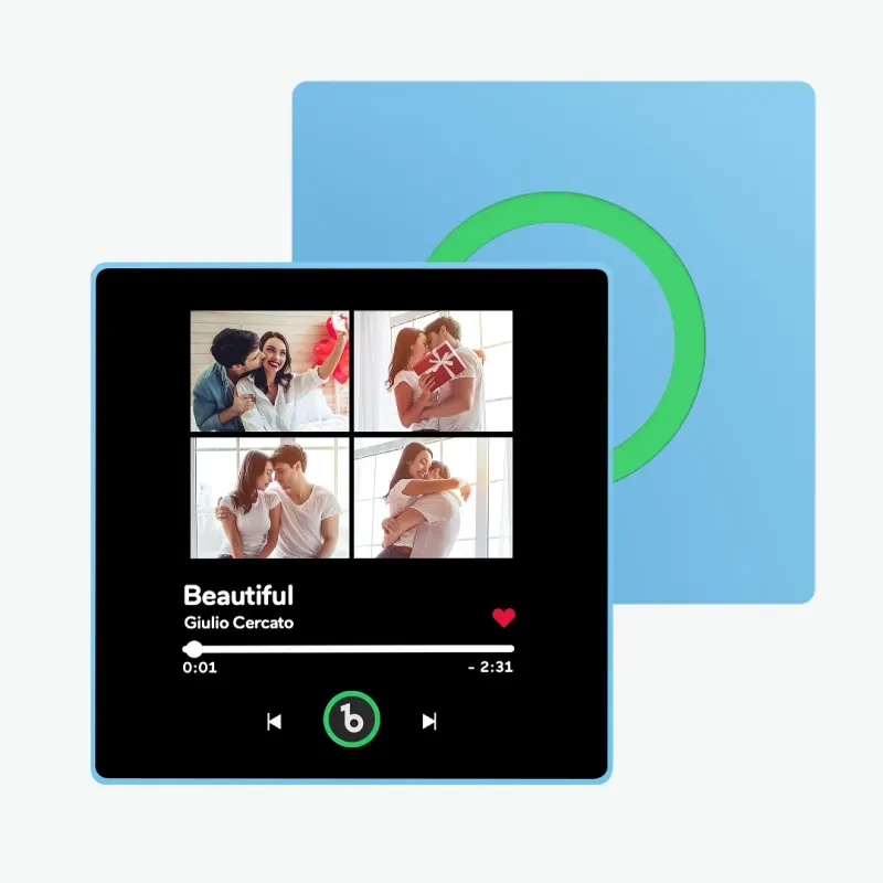 Christmas Gift Custom Music & Photo Fridge Magnet FridgeBeats Pro Supports Bluetooth Connectivity - 