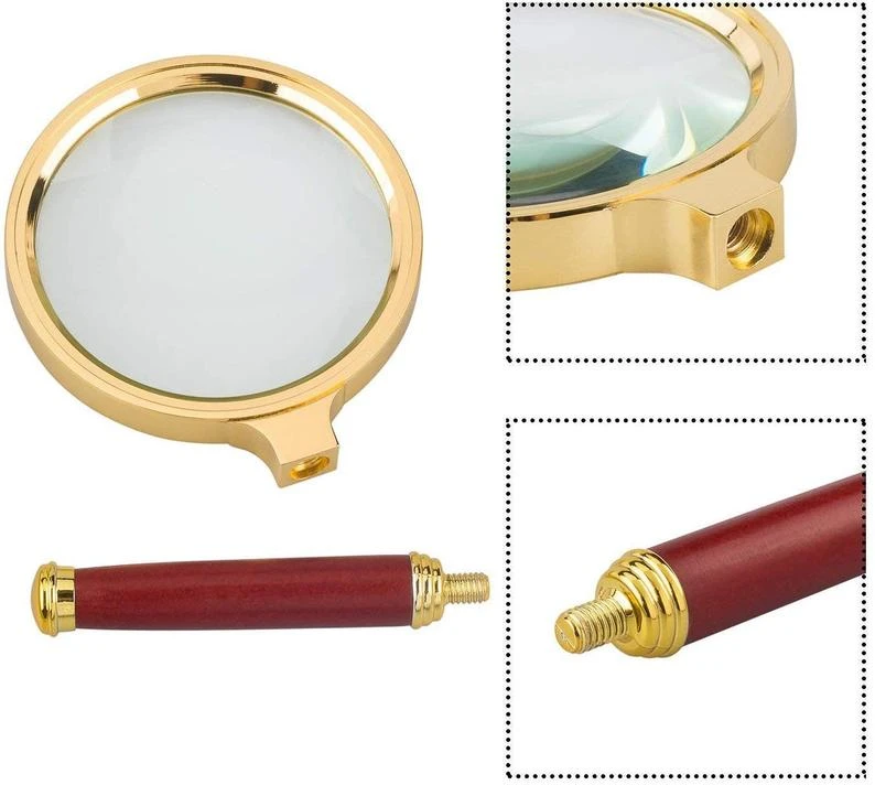 Magnifying Glass - 60mm 8 times, Essential Tools for Newspaper Puzzles - MyPhotoWalletAU