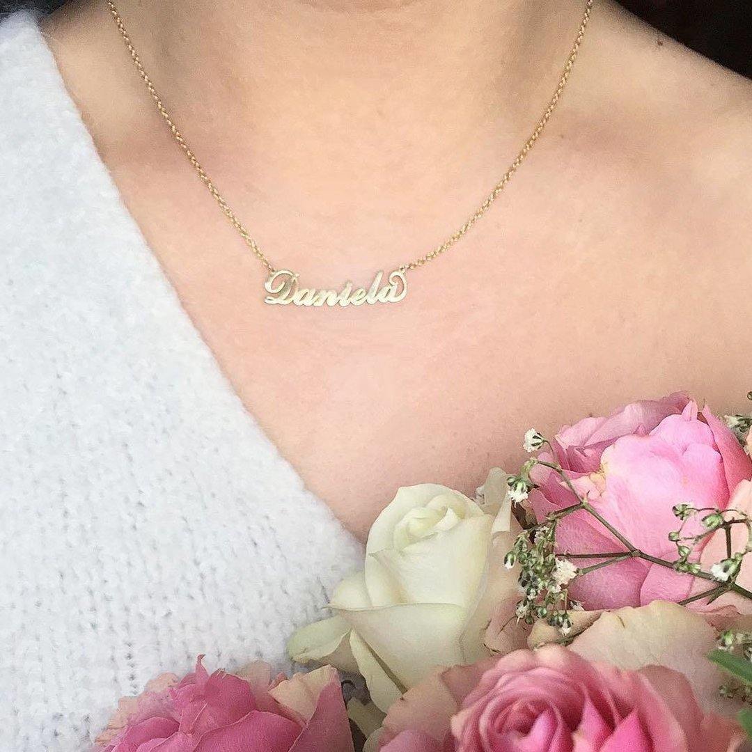 Carrie Style Name Necklace Copper - MyPhotoWalletAU
