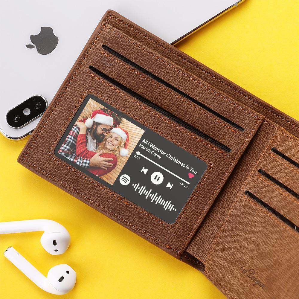 Custom Spotify Code Plaque Art Photo Wallet Insert Card | Christmas Gifts - MyPhotoWalletAU
