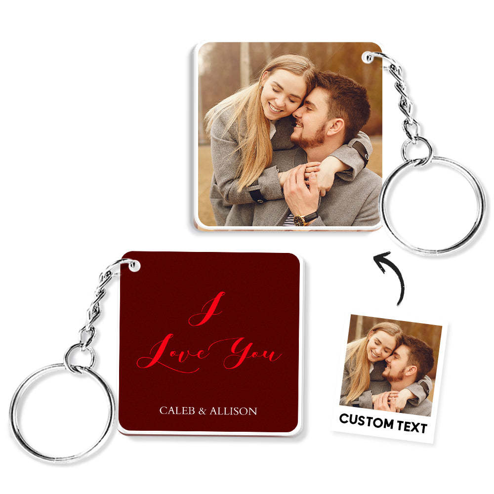 Custom Double Sided Spotify Keychain - myphotowalletau