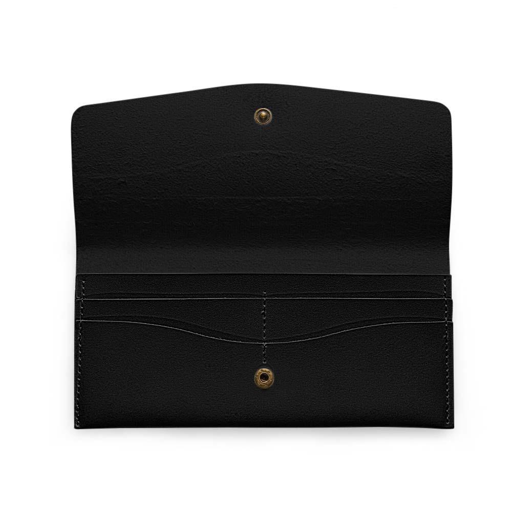 Personalized Bridesmaids Gift Slim Distressed Leather Women's Wallet leather Purse Wallet Gift for Her - myphotowalletau