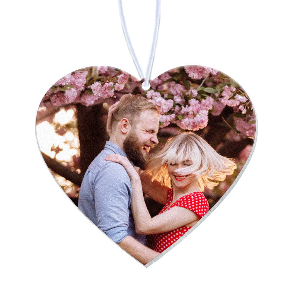 Custom Heart Shaped Air Freshener Hanging Car Air Freshener with Essential Oils for Women Man - mycustomtirecover
