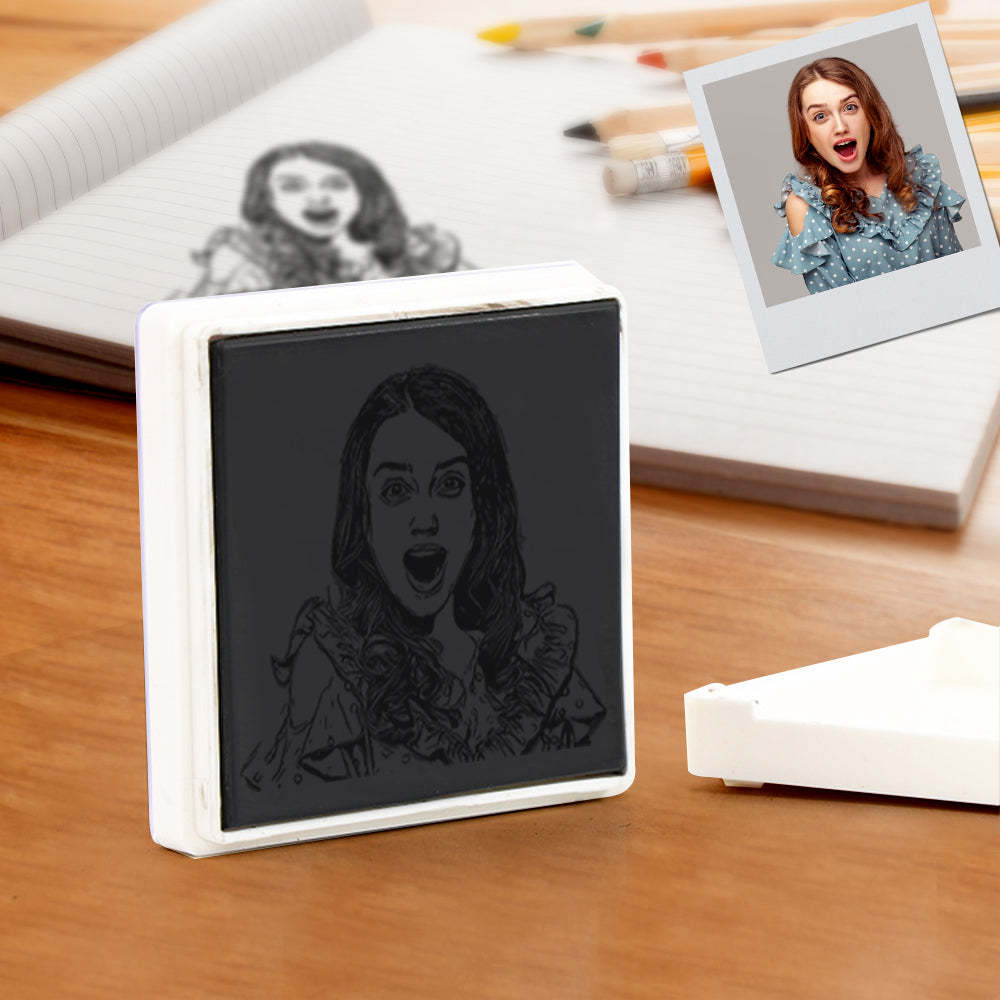 Personalized Portrait Stamp Custom Funny Stamps Gift for Him and Her - myphotowalletau