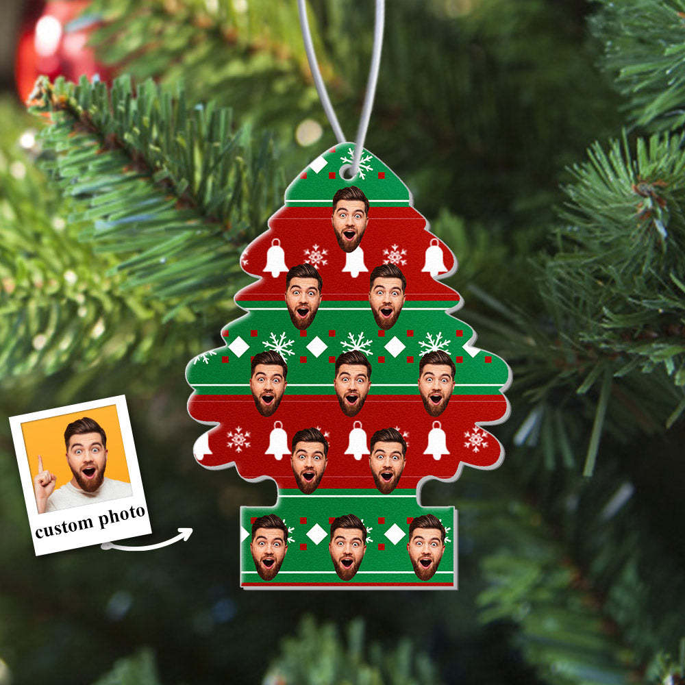 Custom Christmas Car Air Freshener Rearview Mirror Ornament Funny Air Freshener Gifts for Christmas - mycustomtirecover