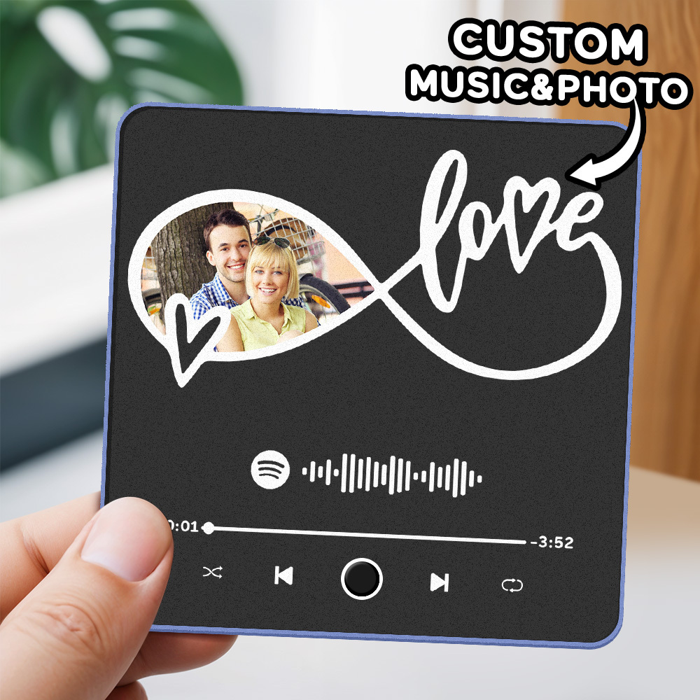 Customized Multiple Photo Music Fridge Magnet Can Play Songs Personalised Photo Fridge Magnet - 