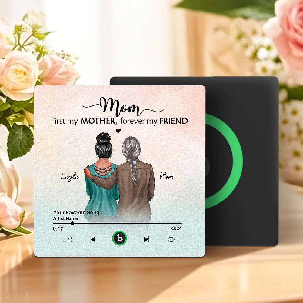 Custom Music Fridge Magnets Mother's Day Music Wall Photo Sticker That Plays Music Without Cell Phone Multiple Styles - 