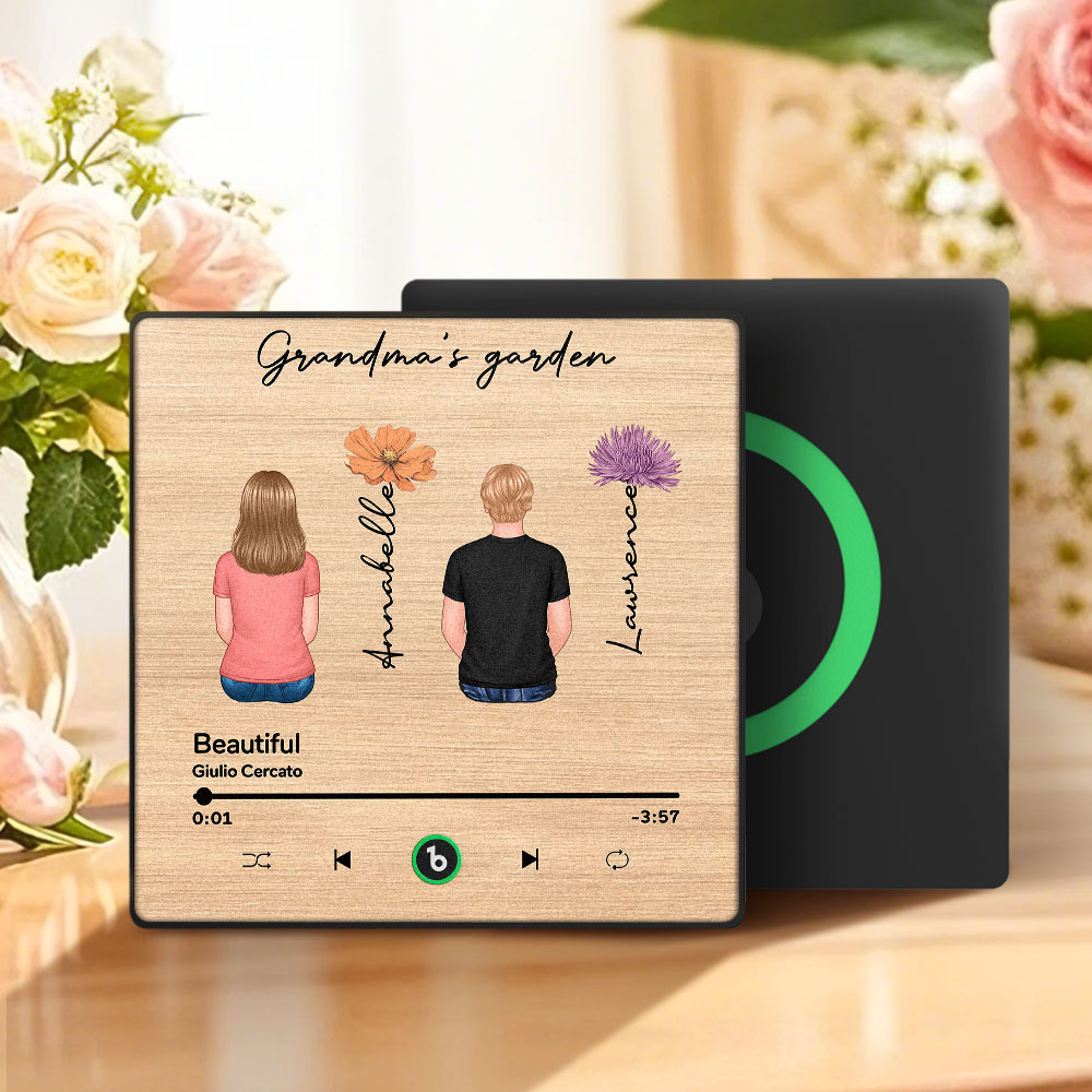 Mother's Day Custom Music Fridge MagnetMusic Wall Photo Sticker That Plays Music Without Cell Phone Multiple Styles - 