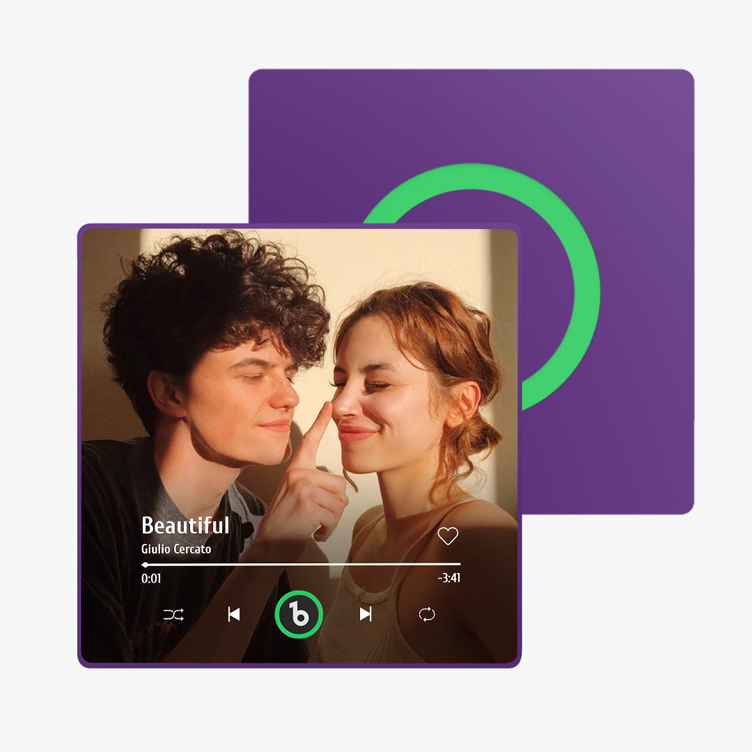 New 4.0 Upgrade Custom Music Fridge Magnet Colorful Frame Album Fridge Magnet Can Play Songs Gift for Couple Can Upload Your Music Valentine's Day - 