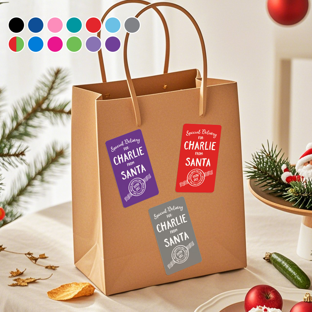 Personalized Santa Gift Labels