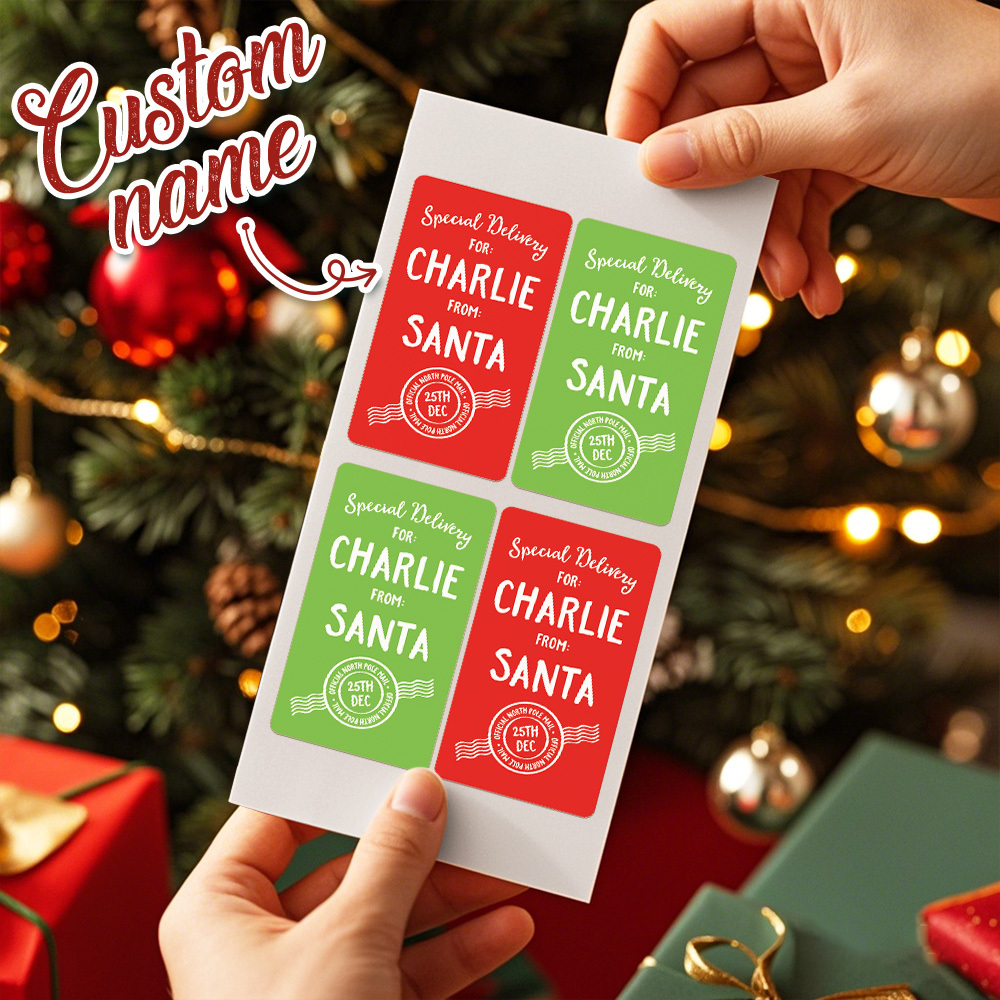 Personalized Santa Gift Labels