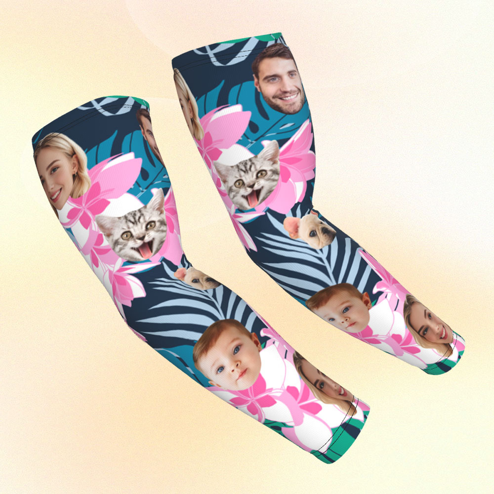 Personalized Sports Arm Sleeves With Photo - 