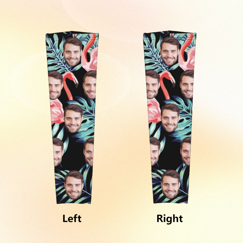 Personalized Sports Arm Sleeves With Photo - 
